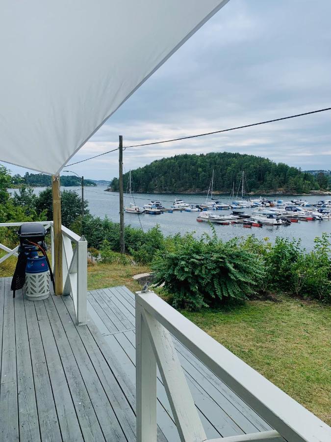Renovated Sea Facing Cottage On The Eidanger Fjord Porsgrunn Eksteriør billede